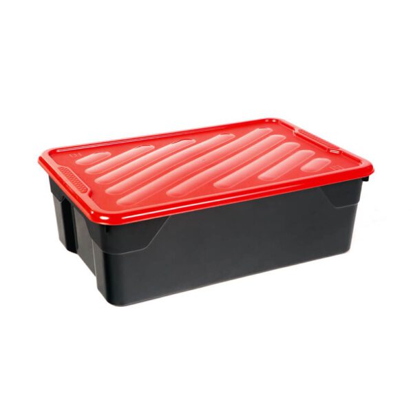 Κουτί αποθήκευσης NAK BOX 43L ΜΑΥΡΟ - ΚΟΚΚΙΝΟ