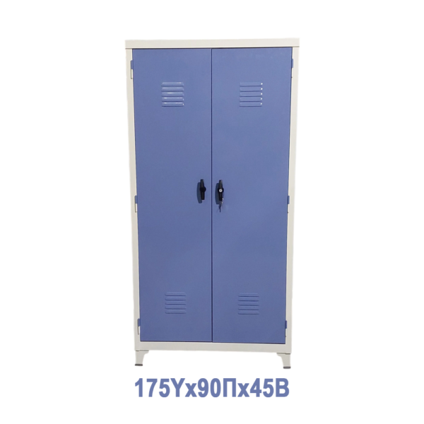 Μεταλλική Ντουλάπα Γαλβανιζέ 175x90x45cm