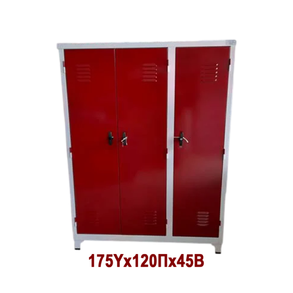 Μεταλλική Ντουλάπα Γαλβανιζέ 175x120x45cm