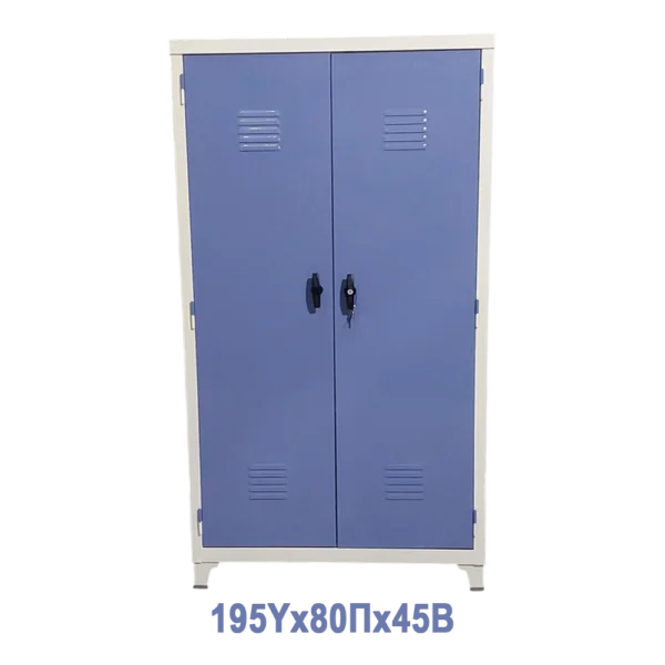 Μεταλλική Ντουλάπα Γαλβανιζέ 195x80x45cm